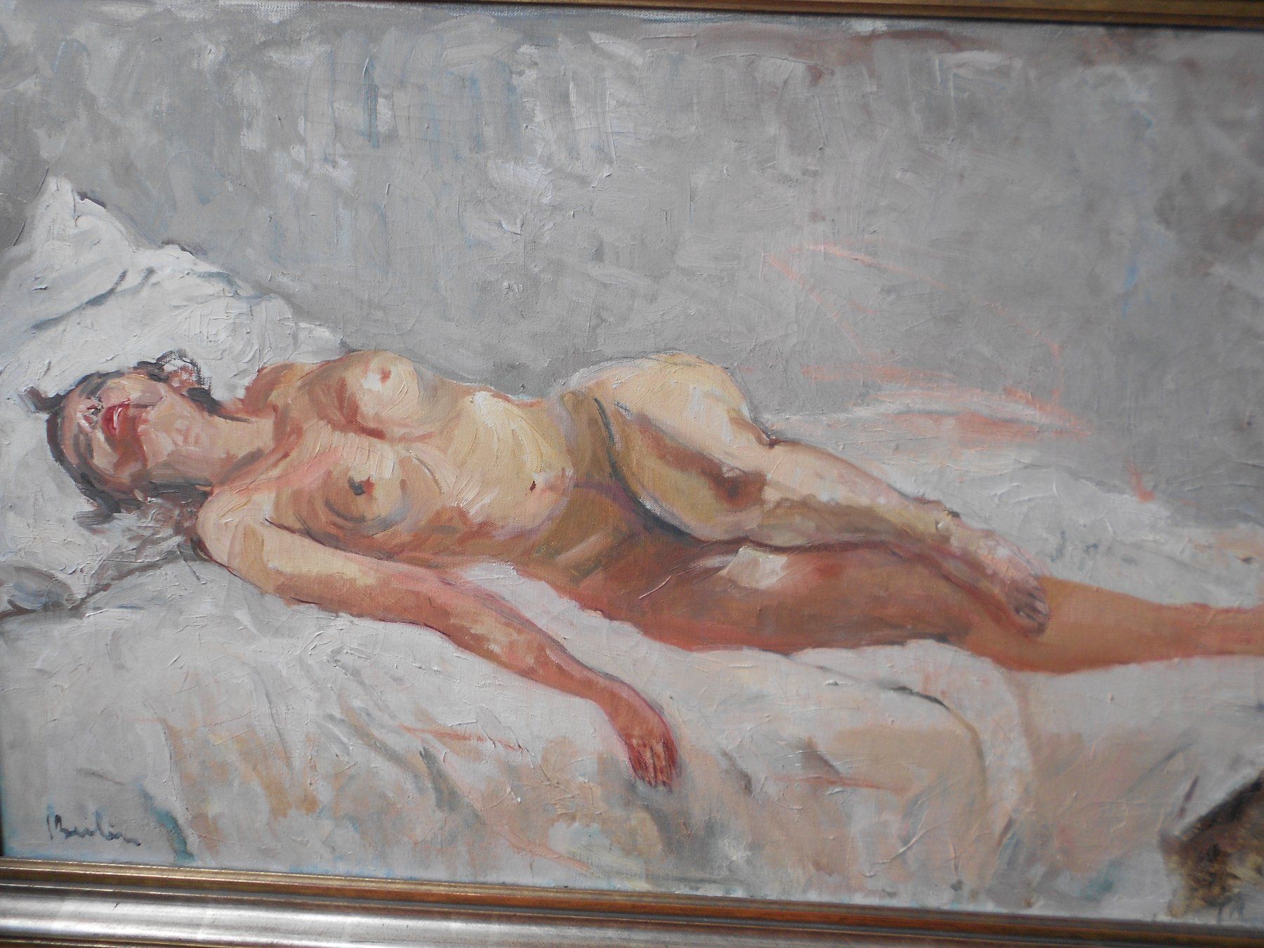 Dipinti: Joseph Beilin (1896 - 1983) Impressionismus Akt – Usato da Dübendorf venduto da ArtExpression 7