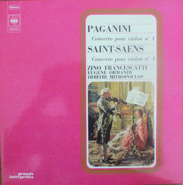 Dischi in vinile: Paganini/Saint-Saens/Francescatti/Ormandy/Mitropoulos LP – Nuovo (secondo la descrizione) da Steinhausen venduto da Vilivinili