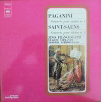 Paganini/Saint-Saens/Francescatti/Ormandy/Mitropoulos LP