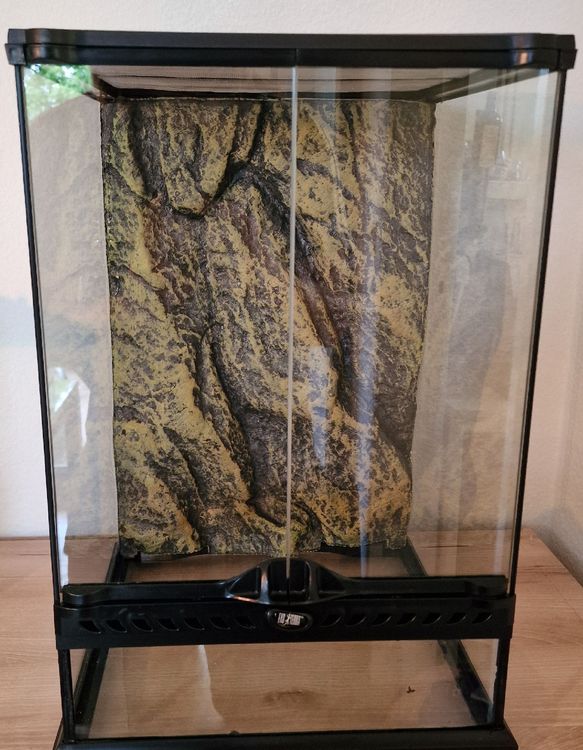 Großes Glasterrarium Mit Metallwanne & Kugelfüßen – Für Pflanzen & Kleintiere, 24,1x14,5x30 Cm