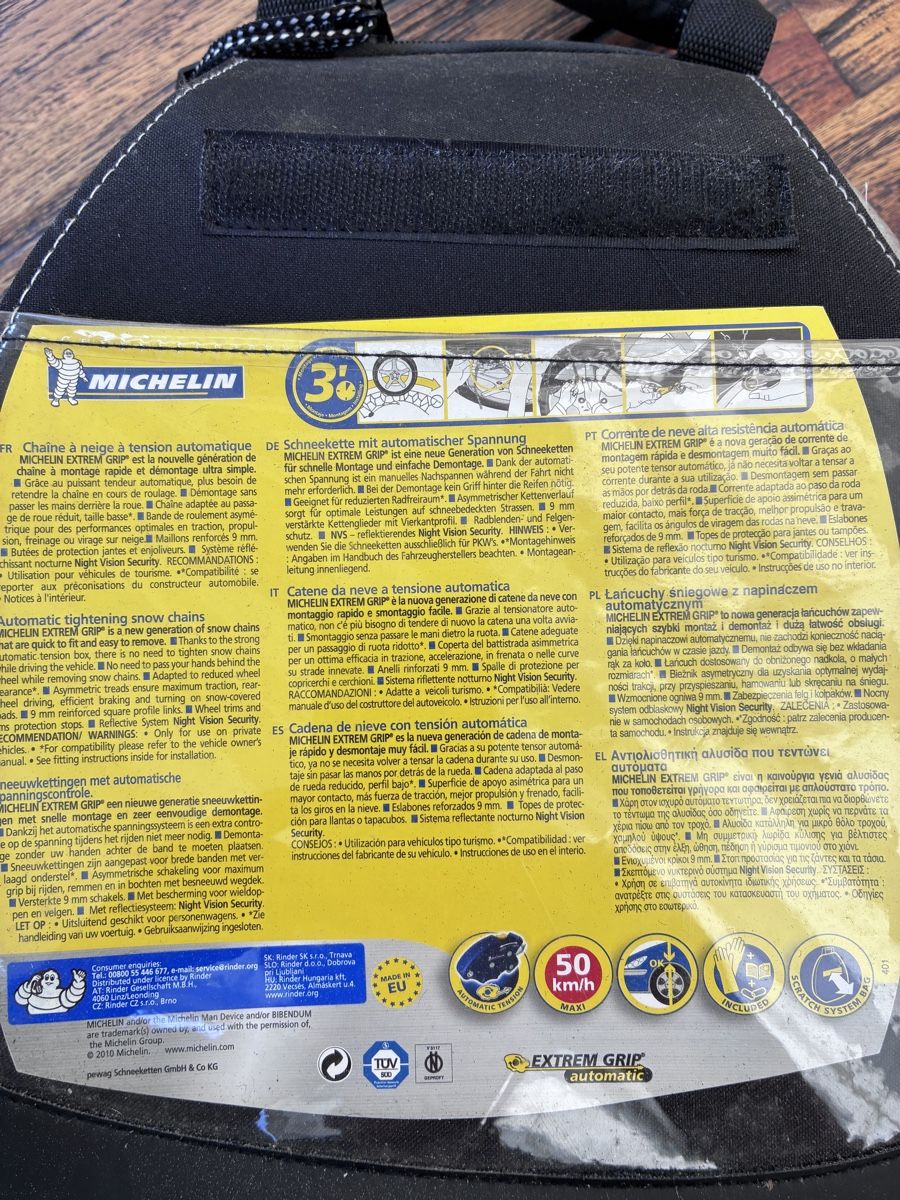 Catene da neve: Schneeketten Michelin EXT GRIP 68 – Nuovo (secondo la descrizione) da Thörishaus venduto da Ceffyl 4