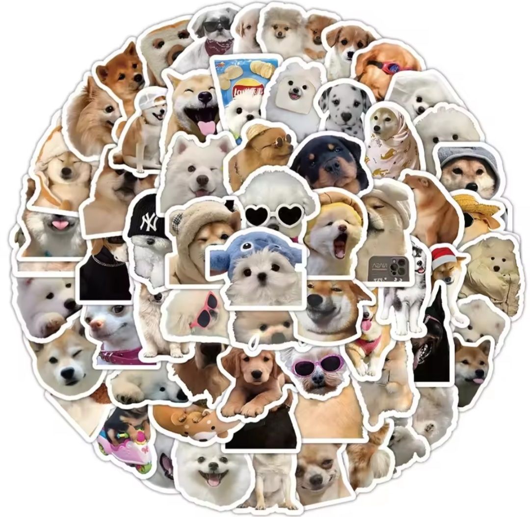 Sticker: 100 kleine Aufkleber Sticker - Hunde – Nuovo e nell'imballaggio originale da Basel venduto da Kunterbunt12
