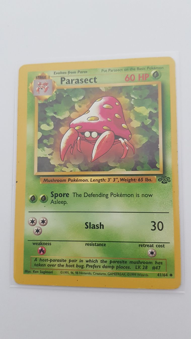 Pokémon Carte collezionabili: Jungle - 41 - Parasect – Usato da Neuchâtel venduto da bilao