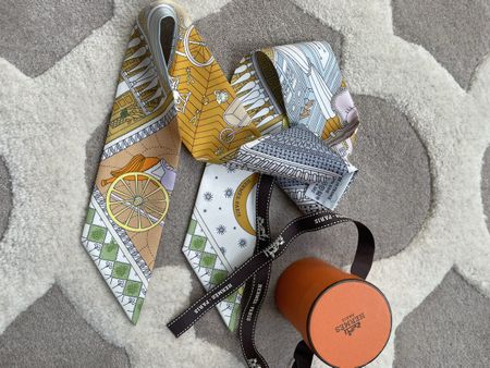 Hermès Twilly Seidentuch 100% Silk – NEU mit Box