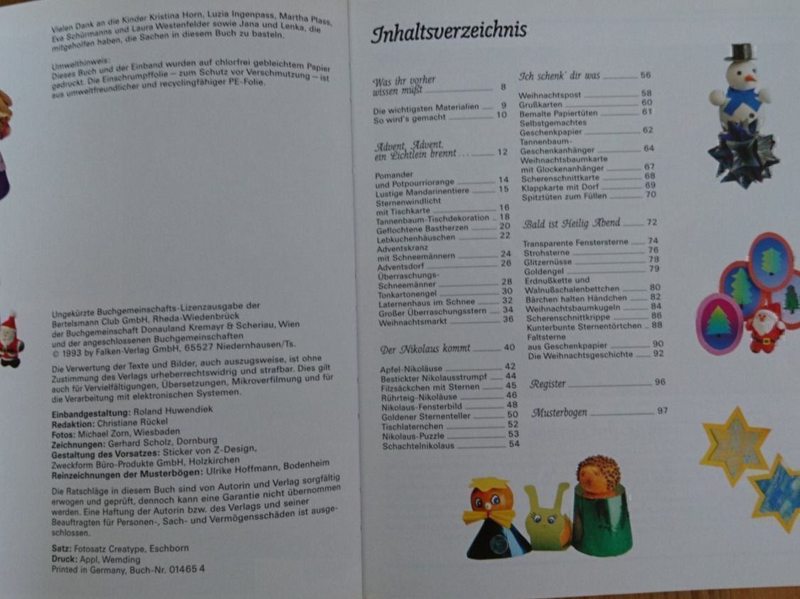 Libri: Bastelbuch für Kinder mit Vorlagebogen – Nuovo (secondo la descrizione) da Luzern venduto da Einh0rn 2