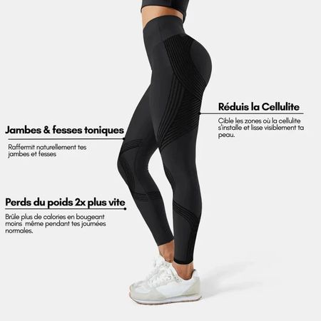 Legging 3 D sculptant & Anti Cellulite taille M