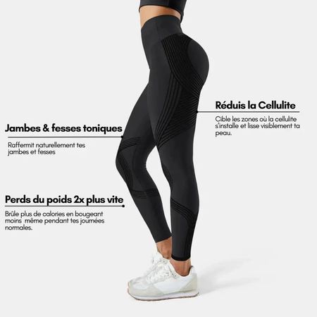 Legging 3 D sculptant & Anti Cellulite taille S