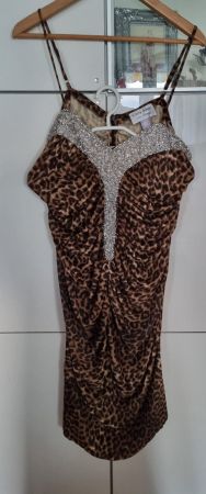 robe Cary Allen garnie des strasses, T46