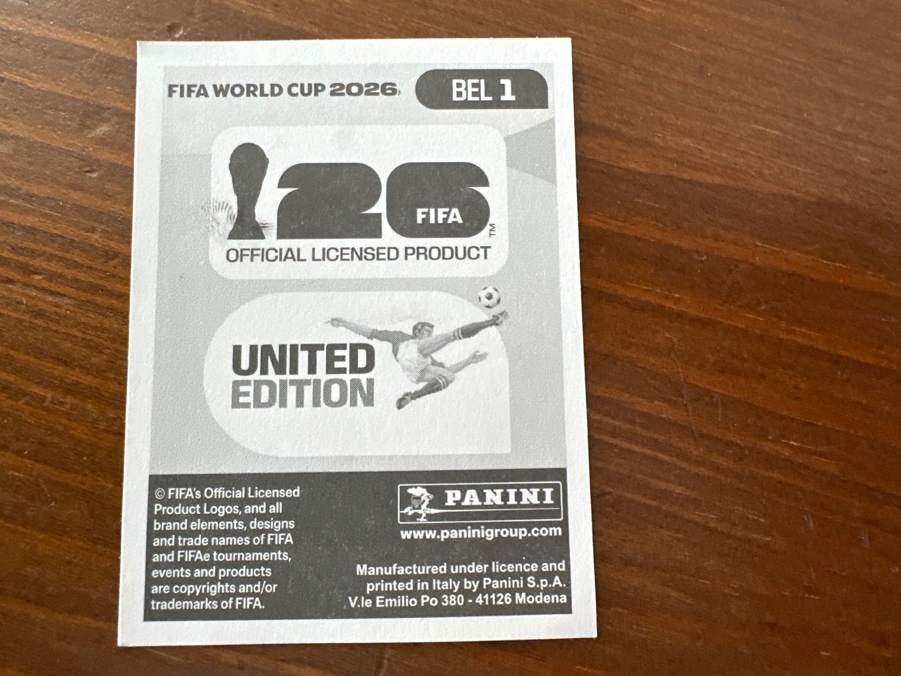 Panini Sammelbilder & Trading cards: Panini BEL 1 FIFA World Cup 2026 – Neu und originalverpackt aus Würenlos von gtvlady_82 1