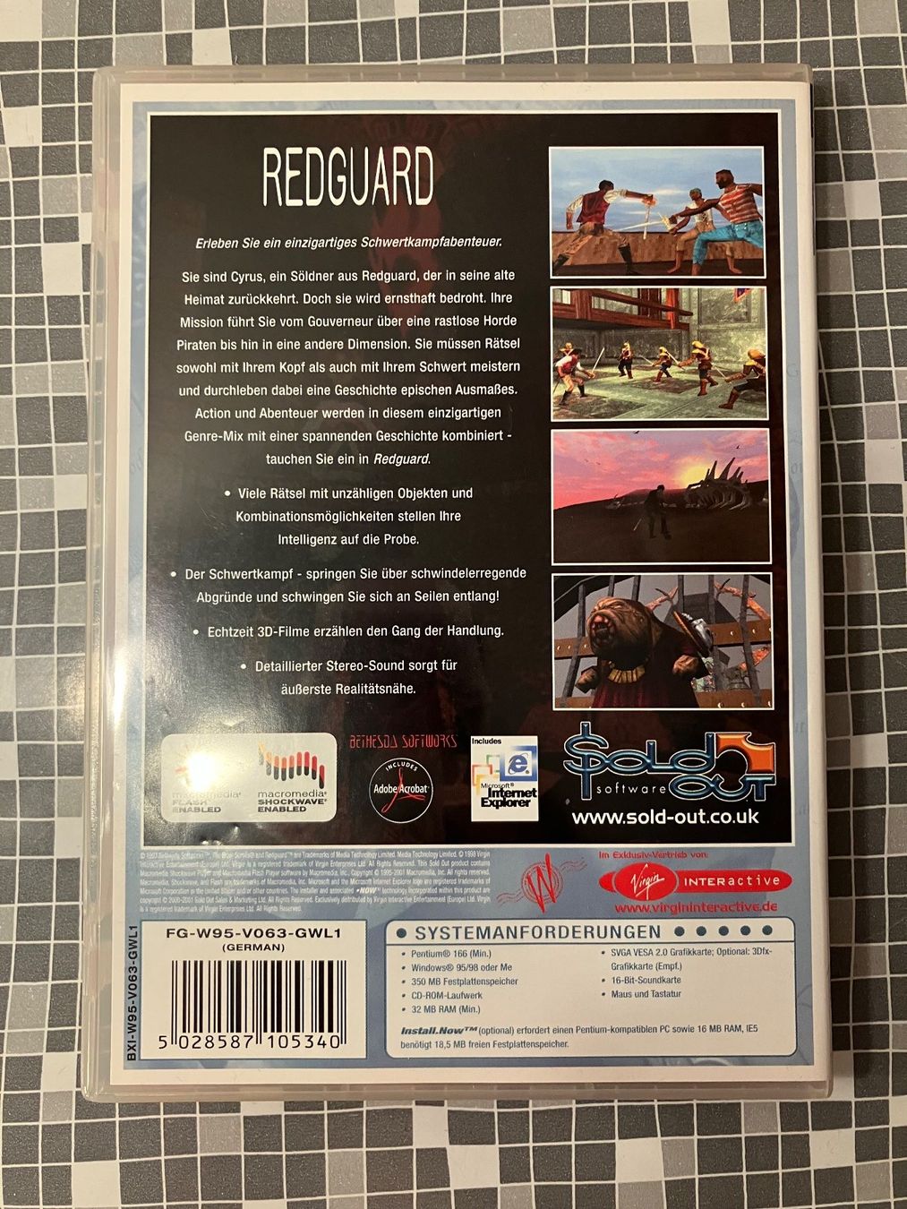 Jeux: The Elder Scrolls Adventure: Redguard - PC (1997, deutsch) – D'occasion à Winkel par Asdas87 1