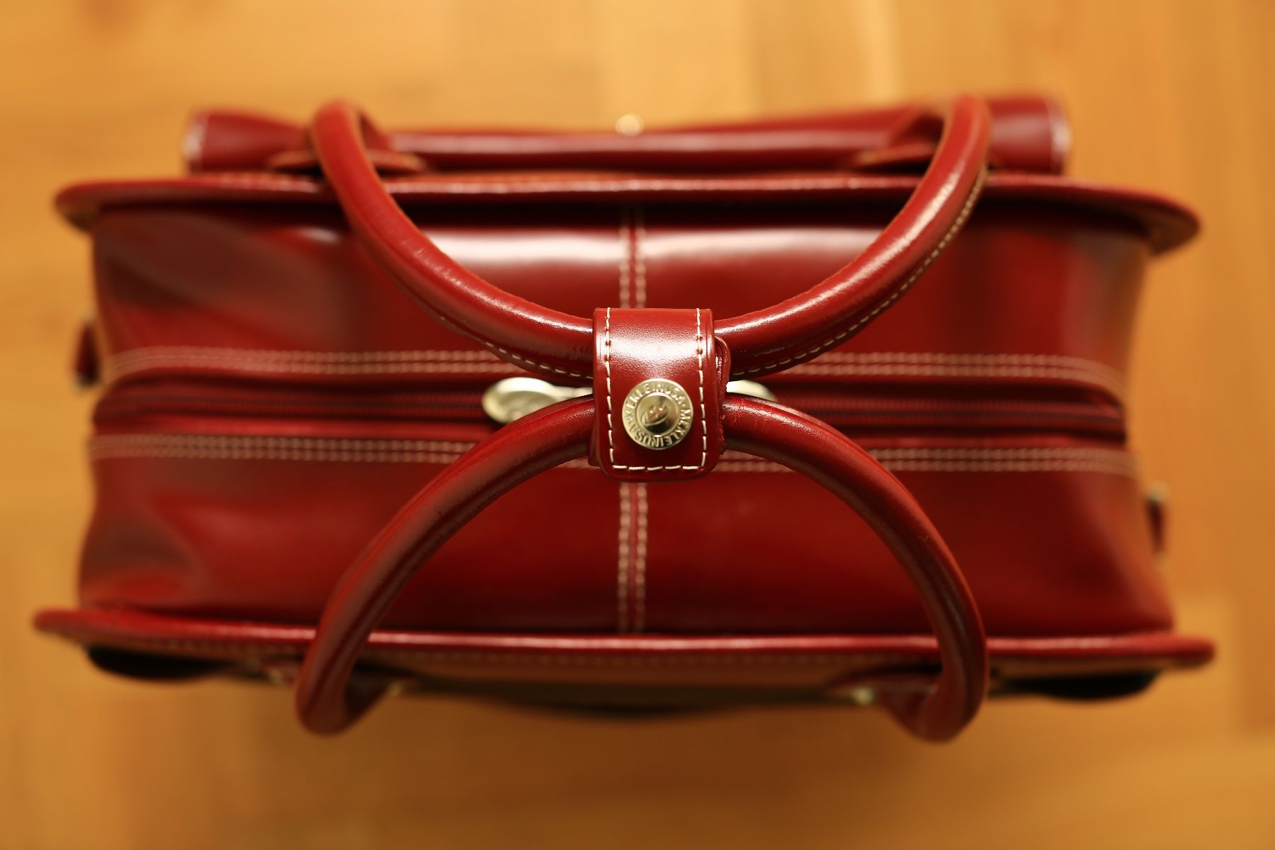Valises de voyage: Rote Leder Laptop Aktentasche mit Rollen – Neuf (Voir description) à Wettswil par mk34 7