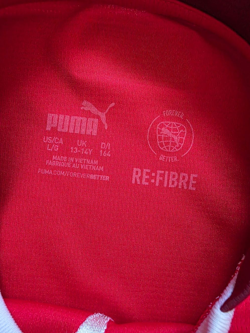 Puma Scarpe, pantaloni & magliette da ginnastica: SCHWEIZ NATI 2024 TRIKOT JUNIOR L – Usato da Lüchingen venduto da Jersey_Time 2