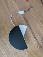 Runde LED Wandleuchte schwarz/weiss 10W drehbar