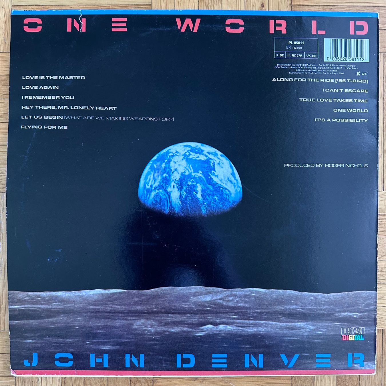Dischi in vinile: LP - John Denver - One World – Usato da Breganzona venduto da Onairda75 1