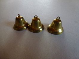 Glocken, klein, Messing - 3 Stück