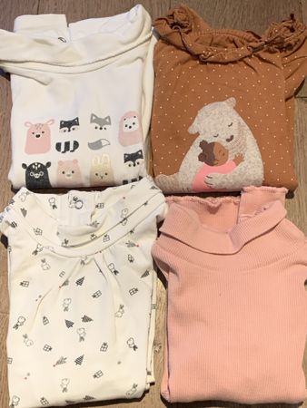Lot de t-shirts manches longues taille 86
