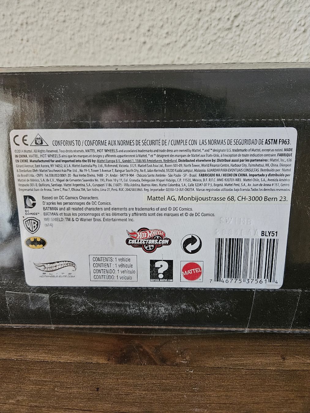 Hot Wheels Modellini d'auto: Hot Wheels Batmobile 1:24 – Usato da Wangen SZ venduto da Auction-Sea 5