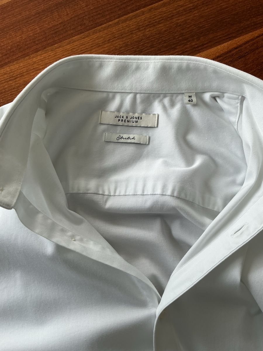 Chemises: Herrenhemd Jack&Jones weiss – D'occasion à Oberlunkhofen par Masyni 2