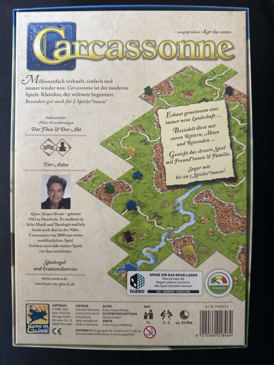 Giochi: Carcassone Brettspiel  – Nuovo (secondo la descrizione) da Herrliberg venduto da psm_67l5 1