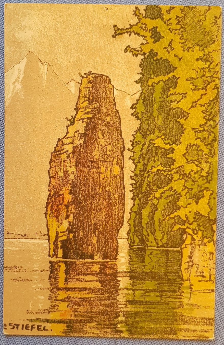 Cartoline postali: Schillerstein - rare Künstlerkarte – Nuovo (secondo la descrizione) da Melchnau venduto da Fishel