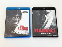 2 Blu-ray Filme John Rambo Uncut und Rambo Last Blood