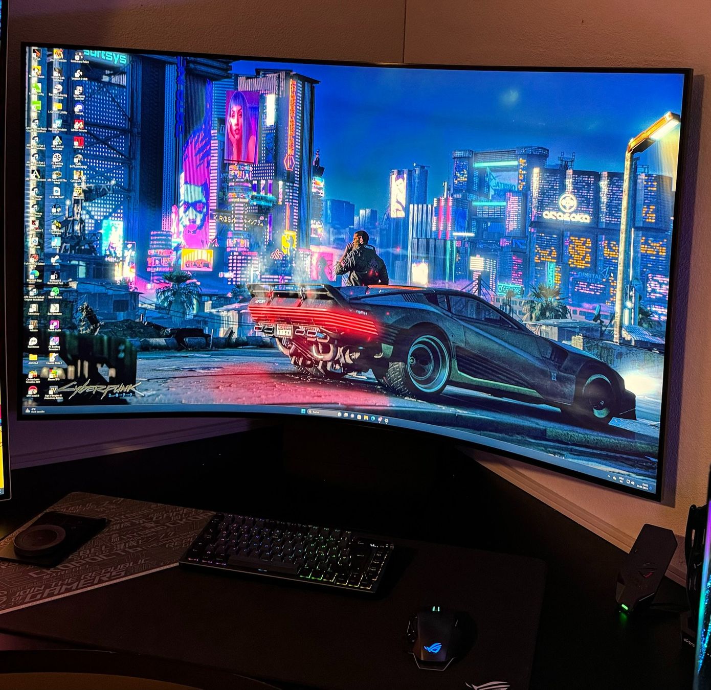 Samsung Monitore: Odyssey Ark 55'' 4K Gen.2 neuwertig – Gebraucht aus Opfikon von DC_RS