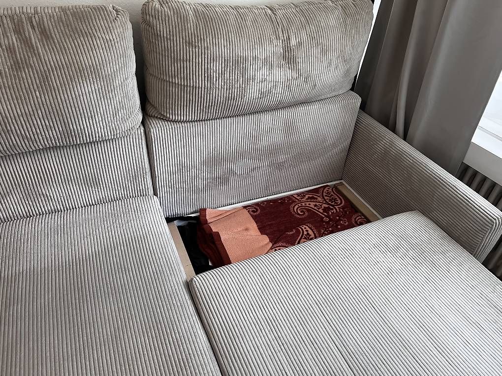 Divani: Beige Sofa Cord – Usato da Zürich venduto da con_w96t 3