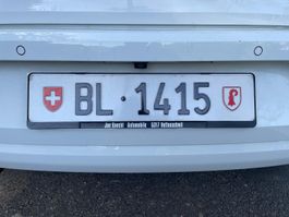 Kontrollschild BL 1415