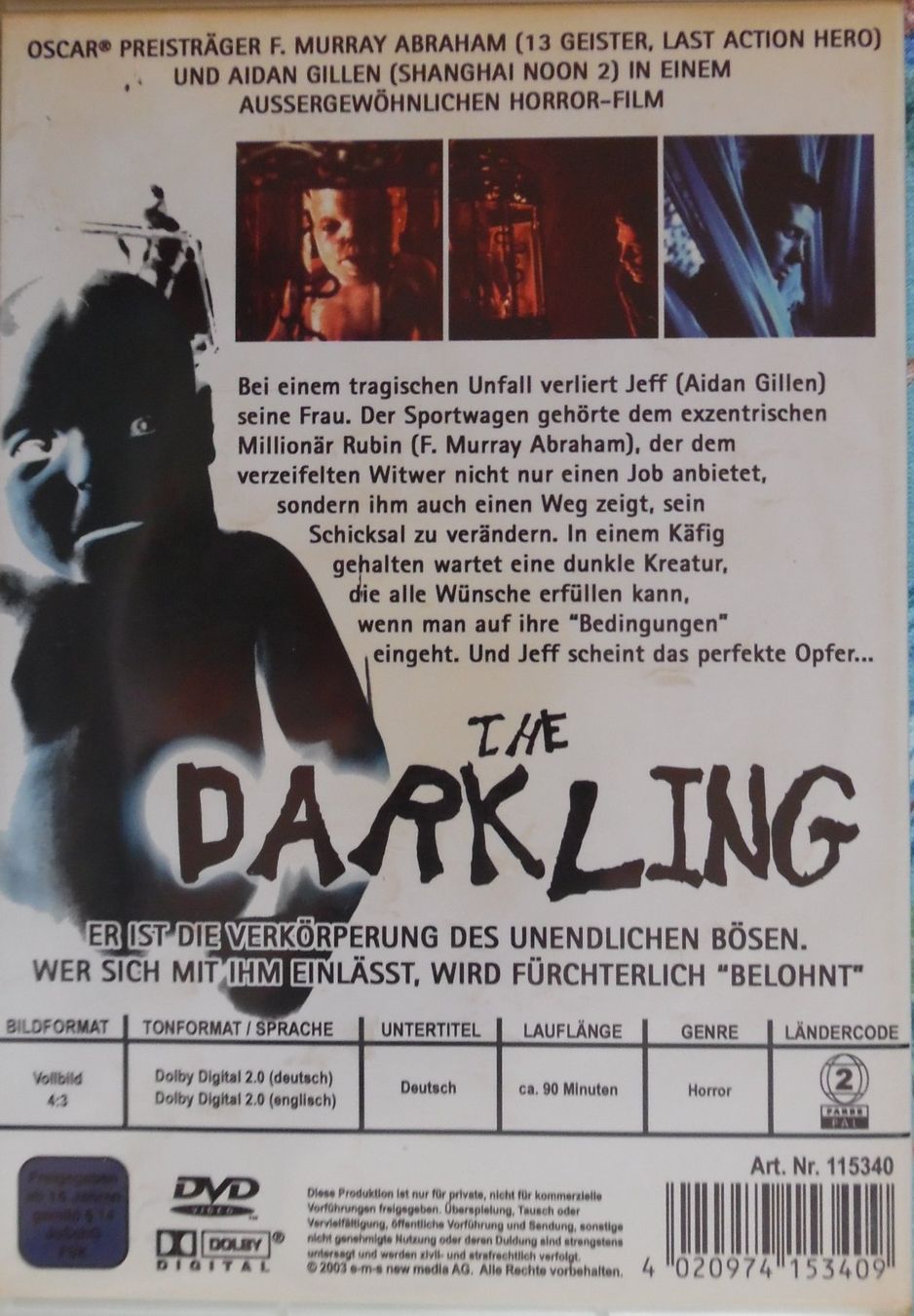 Alle DVDs: The Darkling – Gebraucht aus Bellinzona von Luna093 2