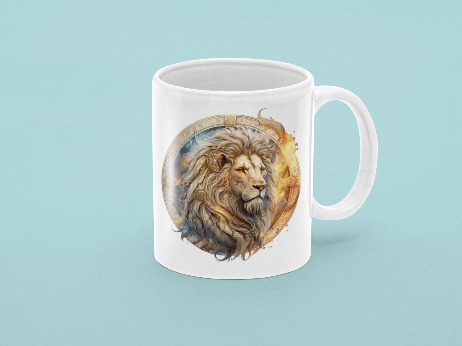 Tassen: Keramik Tasse Sternzeichen Löwe NEU – Neu und originalverpackt aus Glattfelden von Calmprint