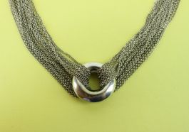 TIFFANY & CO - MEHRSTRÄNGIGE HALSKETTE SILBER 925