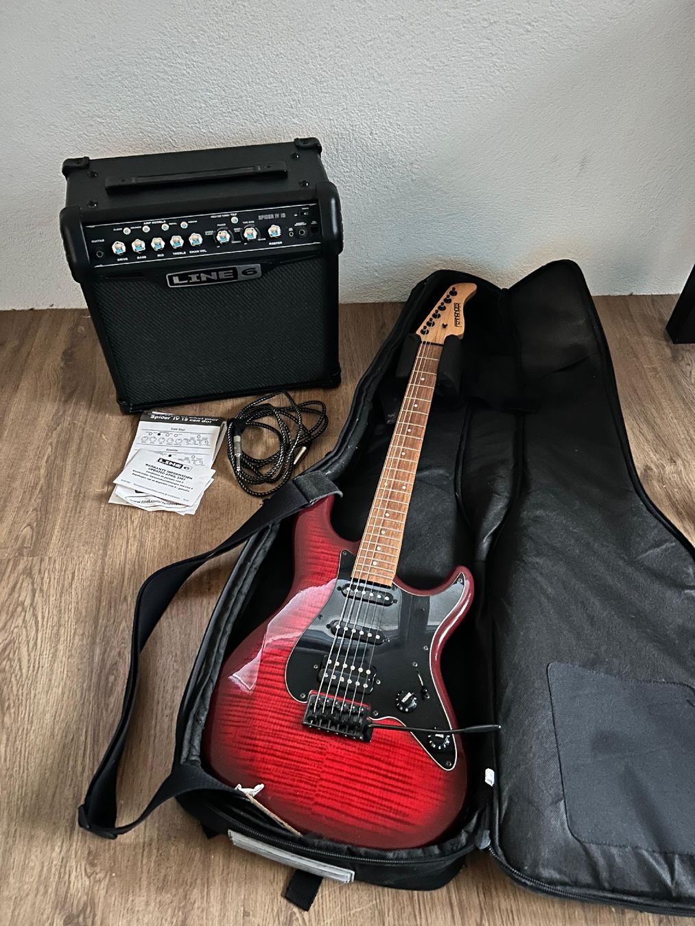Musikinstrumente: E-Gitarren-Set – Gebraucht aus Eggersriet von Rst1401
