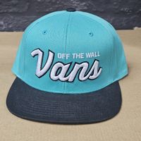 Casquette Vans turquoise et noir snapback