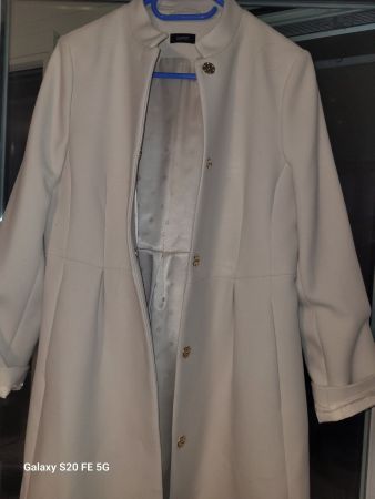 Edler Esprit Frühlingsmantel, creme, Grösse XL, neuwertig!