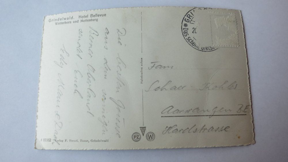 Cartoline postali: Grindelwald - um ca. 1950 – Usato da Jona venduto da centumprata 1