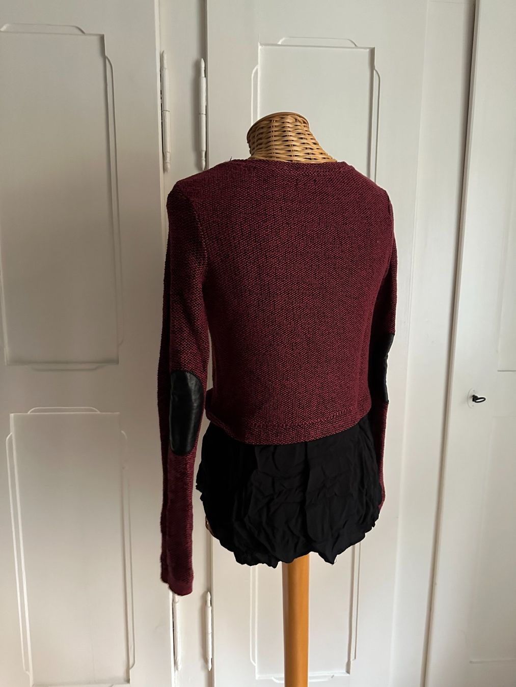 Bershka Pulls & Sweat-shirts: BERSHKA - Layering Strickpullover weinrot M – D'occasion à Zürich par Diazaio 2