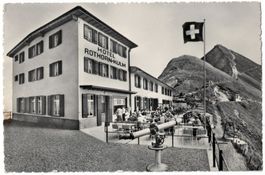 Brienzer Rothorn, Kulm Hotel, belebt, gelaufen 1952?