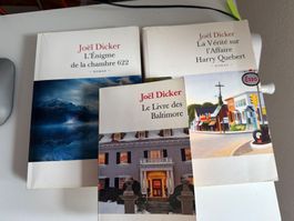 Lot de 3 romans de Joël Dicker
