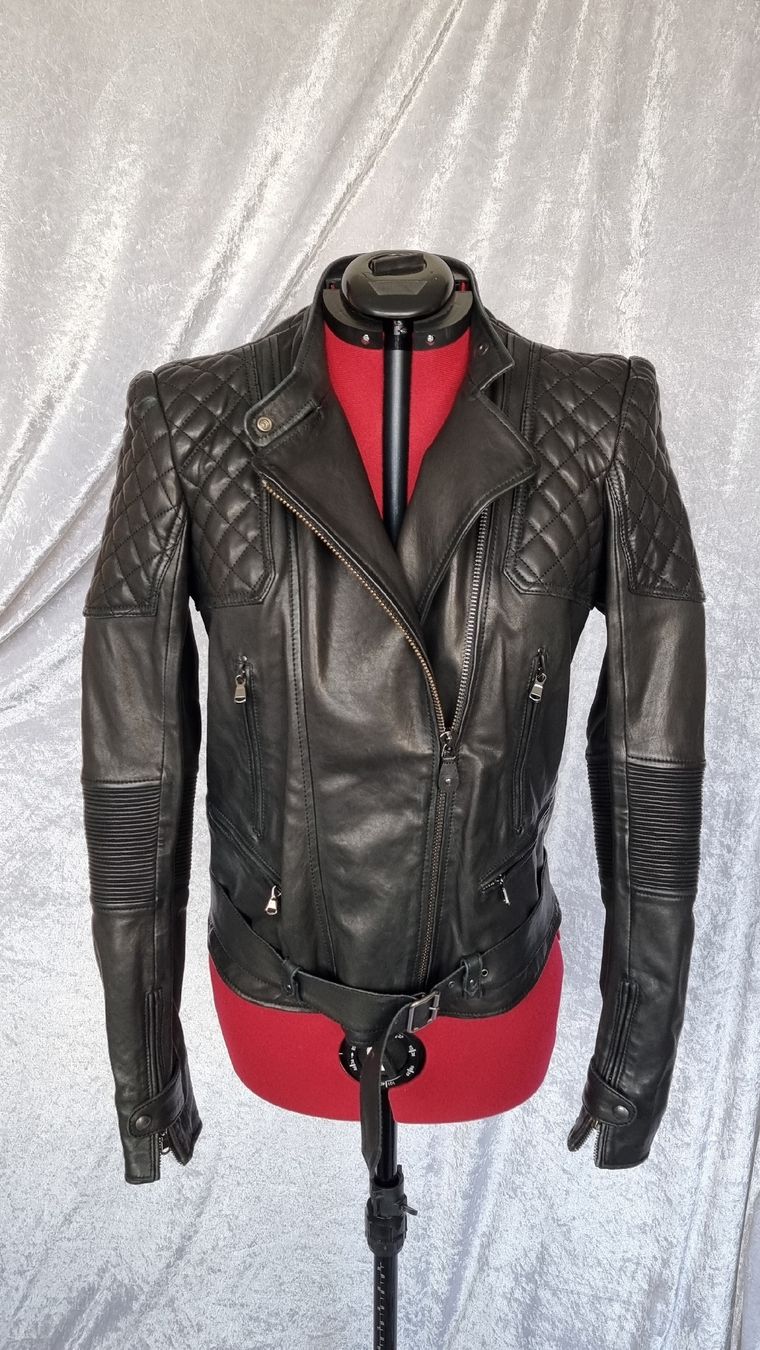 Diesel Giacche: Damen Lederjacke-Diesel Black Gold – Nuovo (secondo la descrizione) da Pfäffikon SZ venduto da hrs_k2tn 1