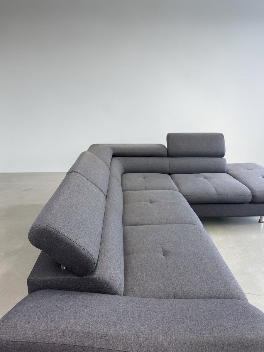 Sofas: Graues Ecksofa mit Schlaffunktion und Stauraum – Gebraucht aus Fehraltorf von Sofalab.swiss 3