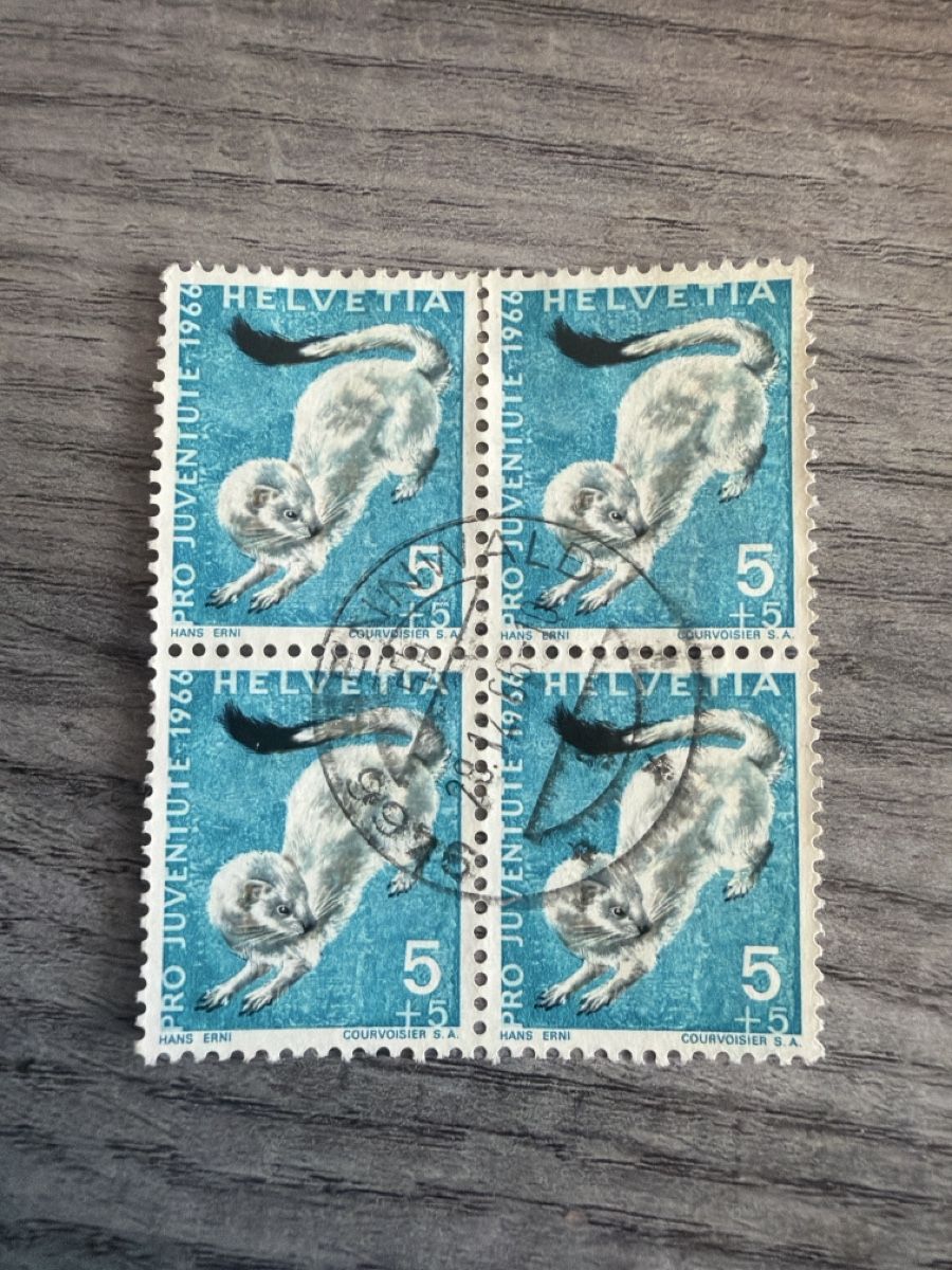 Alle Briefmarken: Briefmarkenblock Pro Juventute 1966 Frechdachs 4er Block – Neu (gemäss Beschreibung) aus Tafers von Tschanz-Solutions