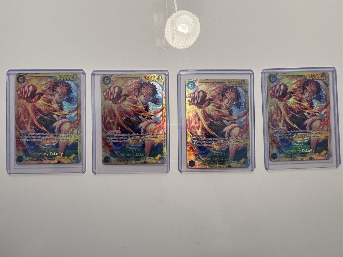 Bandai Carte collezionabili: [EN] 4x Monkey D Luffy - OP13-118 – Nuovo (secondo la descrizione) da Seon venduto da baeruu