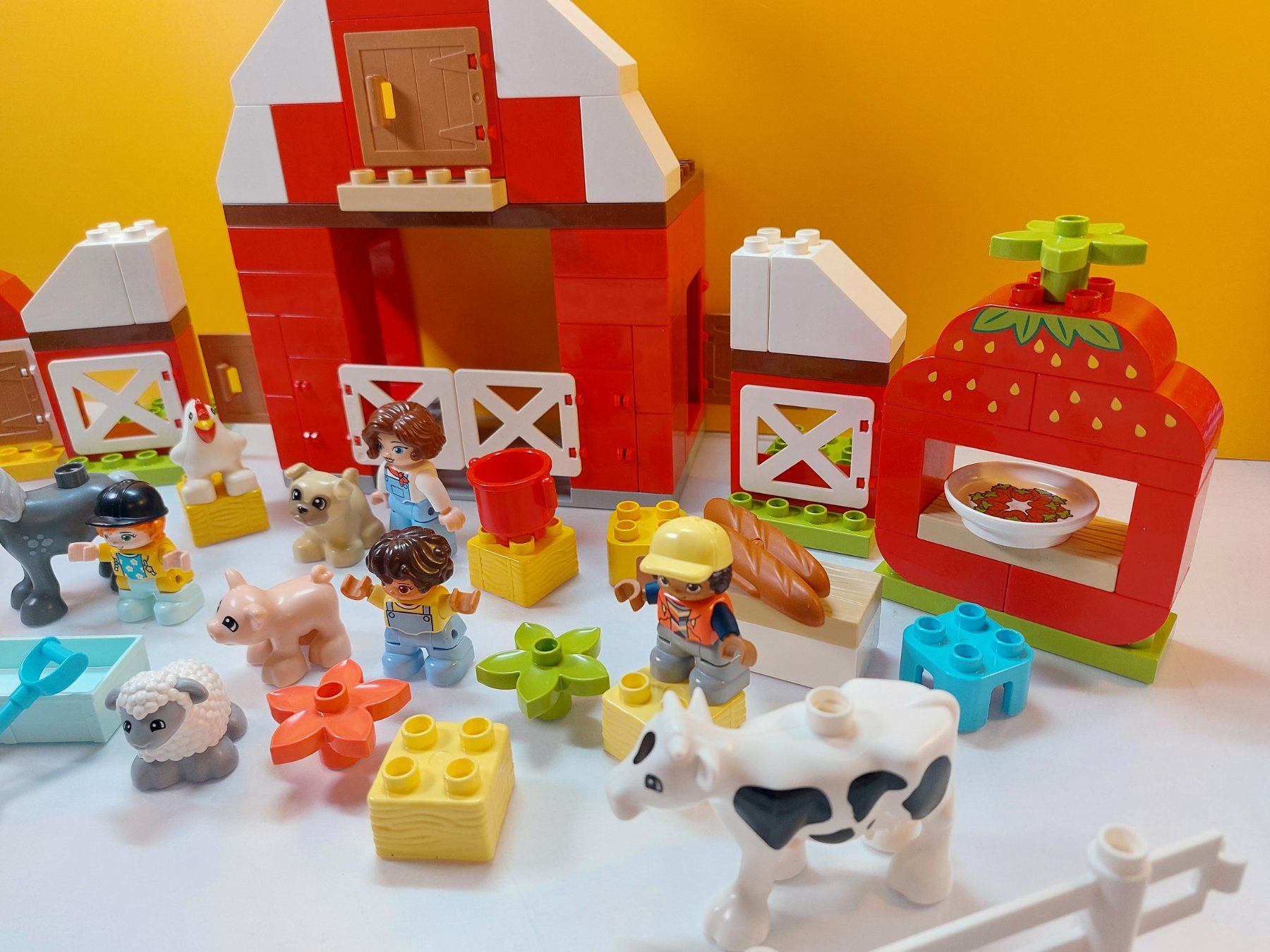 Lego Kit di costruzioni: LEGO DUPLO 10952 Bauernhof - Scheune, Traktor... Komplett – Usato da St.Gallen venduto da TinasBauundSpiel 3