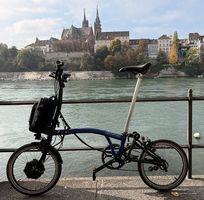 Brompton Electric C Line Blue Lacquer – 2'500 km, 82 Zyklen