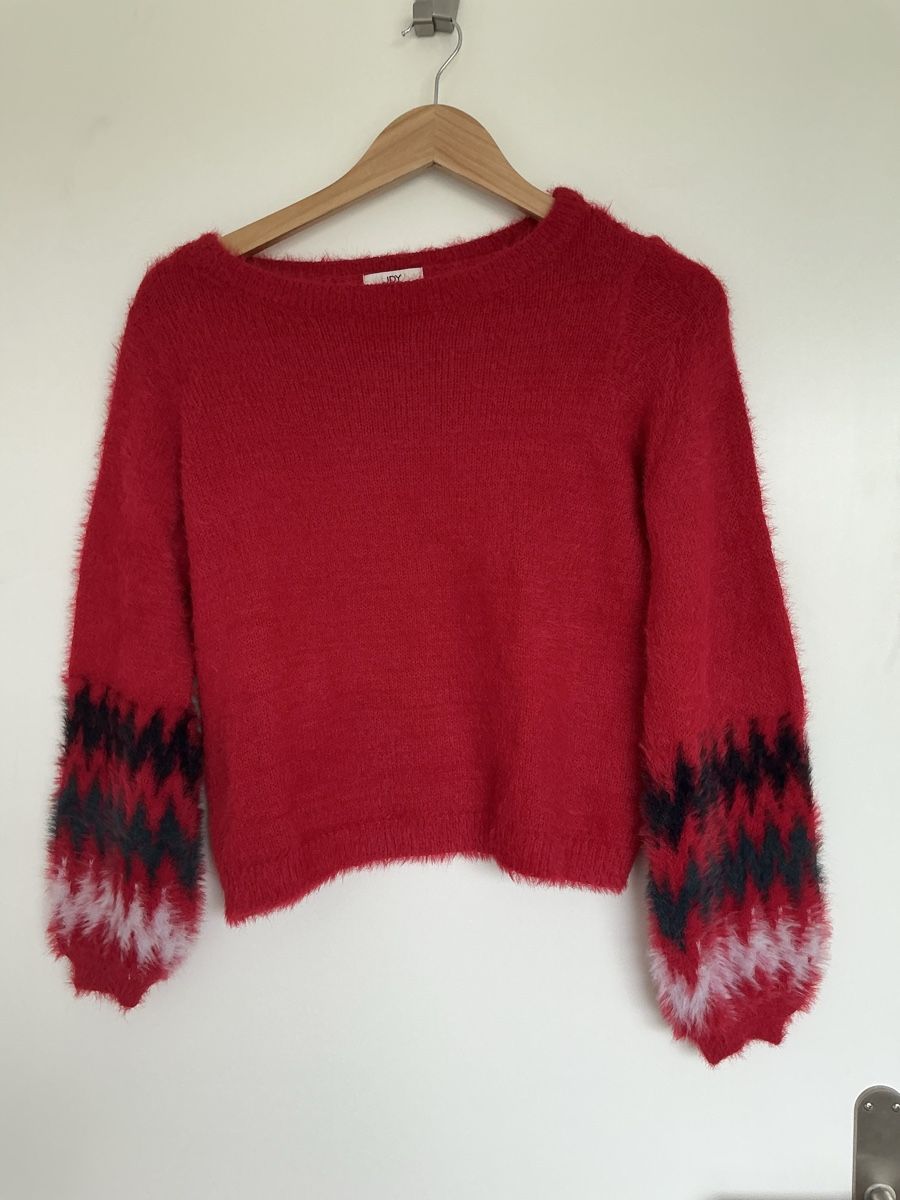 Maglioni & Felpe: Cosy JDY Red Fluffy Jumper – Usato da Bern venduto da val_kw6s