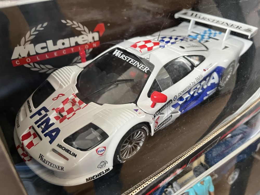 Miniature UT Models 1/18 - McLaren F1 GTR #8 Warsteiner Fina - Blanche - Occasion