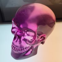 Totenkopf vollguss kunststoff kopf design cool grusel