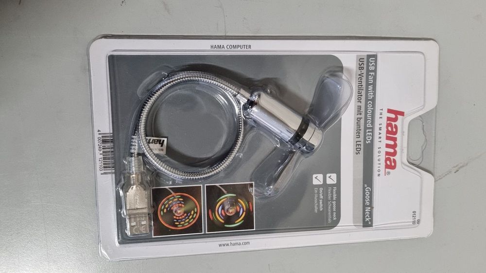 hama USB Ventilator mit bunten LED's Kaufen auf Ricardo