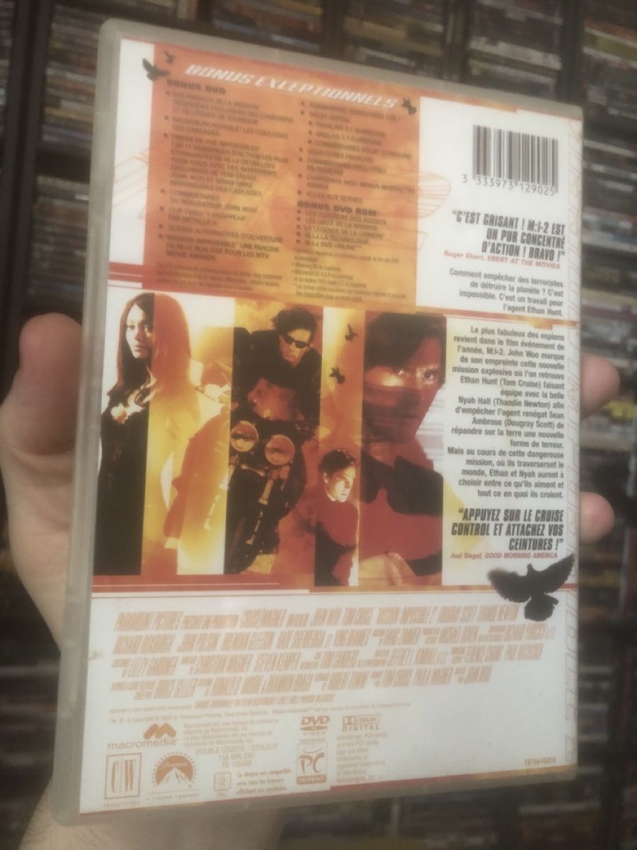 Tutti i DVDs: Mission Impossible: M:I-2 dvd – Usato da Lausanne venduto da fransadpop 1