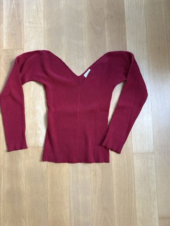 Damen Pullover H&M Rot Grösse M guter Zustand